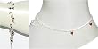 Birthday Gifts for Her Silver Carnelian Bracelet and Anklet (anklts505)