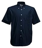 #3: Fruite of the Loom Herren Kurzarm Oxford Hemd, vers.Farben