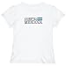 T-Shirt Woman White Elegant Flag 