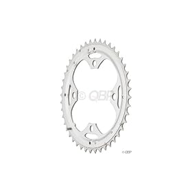 Sugino 44t 104mm Chainring Silver 9spd -Ramped and pinned