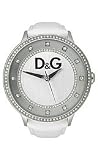 D&G Dolce & Gabbana Primetime White Crystal Silver Dial Women's Watch #DW0516