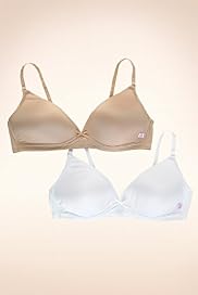 2 Pack Angel Non-Wired Moulded First Bras