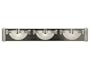 Kenroy Home 10372BS Lumen 3-Light Vanity, Brushed Steel