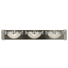 Kenroy Home 10372BS Lumen 3-Light Vanity, Brushed Steel by Kenroy Home