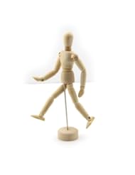 5.5-Inch Wood Manikin Wooden model Comic Sketch puppets