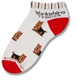 Pair of Yorkshire (Yorkie) Short Socks - Great Gift for Dog Lover