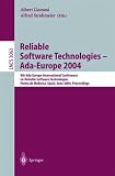 Reliable Software Technologies - Ada-Europe 2004: 9th Ada-Europe International Conference on Reliable Software Technologies, Palma de Mallorca, Spain, ... (Lecture Notes in Computer Science)