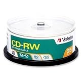 Verbatim - 25 x CD-RW - 700 MB ( 80min ) 2x - 4x - spindle - storage media