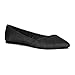 Twisted Womens LINDSAY Slanted Front Almond Toe Flat