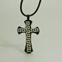 Black Ancient Symbolcross Model Design Mens Pendant for Uni-sex Ball Chain for Men with Box J1220