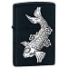 Zippo Lighter - Tattoo Japan Coy Fish & Flowers 24713