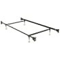 Adjustable Twin/Full Sturdy Metal Bed Frame with Glides By Leggett & Platt