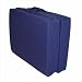 Elite's Hide-a-Mat Foam Quad-Fold Foldable Multifunctional Queen Size Navy Exercise/Sleeping Mat