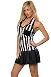 Womens Costume Sports Athletics Baseball Football Basketball Official Referee Sexy Dress Ref Outfit
