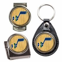 Utah Jazz Stocking Stuffer Set - Key Chain, Money Clip & Magnet Clip