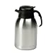 Stainless Steel Lined Vacuum Carafe, 1.9 Liter, Satin Finish/Black Trim