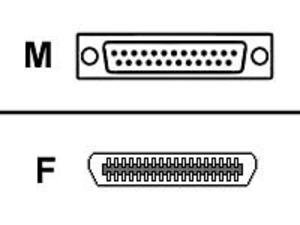 Electronics: Parallel Adapter Db25m/cent36f