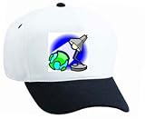 White Cap with "global warming", "heat lamp", world, earth, globe