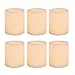Sterno Home, White Inglow Battery-Operated 1-3/4-Inch Flameless Wax-Covered LED Votive Candle, 6-Pack
