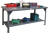 72x 36 Steel Top Fixed Leg Work Table