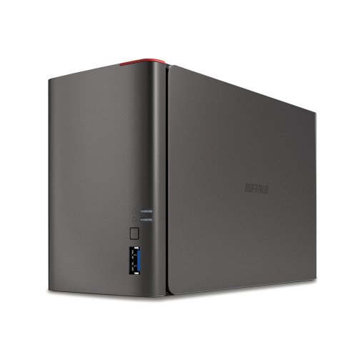 Buffalo LinkStation 421e Diskless Enclosure High Performance RAID NAS Personal Cloud Storage and Media Server (LS421DE) On Sale