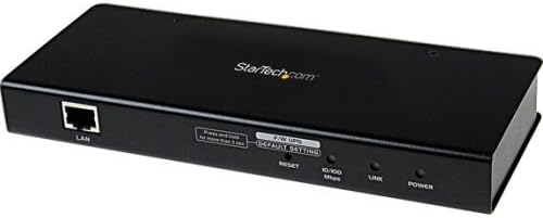 StarTech.com 1 Port USB PS/2 Server Remote Control IP KVM Switch with Virtual Media (SV1108IPEXT)