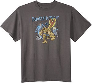 626 Fantastic Four Tee GRAPHITE XL (1X)