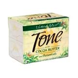 Tone Bath Bars with Cocoa Butter and Botanicals, Island Mist, 2 Bars