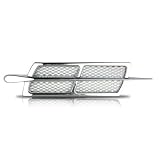 Rectangle Chrome Fender Side Vents Chrome -2 Ports