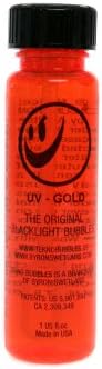Tekno Bubbles Gold Black Light Bubbles, 1 Ounce Bottle