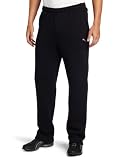 Puma Apparel Men’s Basic Fleece Pant, Black, Large