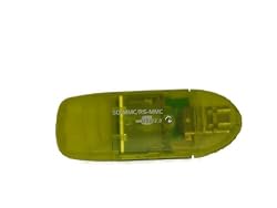 10-in-1 USB 2.0 High Speed Memory Card Reader Writer for SD SDHC MiniSD MiniSDHC MMC rsMMC - Yellow