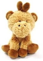 Noah's Friends 7 Inch Gold Giraffe Baby Rattle - Soft Plush Animal