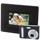 Polaroid i830 Black 8 MP Digital Camera & 6 Digital Picture Frame Bundle
