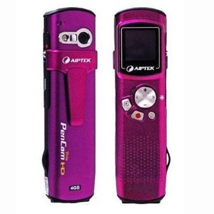 Aiptek PenCam Trio HD Camcorder (PCH11P-CS) with 4GB Internal Storage, 4x Digital Zoom - Purple