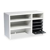 Desktop Organizer, Nine Sections, 29w x 12d x 18h, Gray