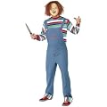 Chucky die M�rderpuppe Kost�m Halloween Horror Alptraum Chucky 2 M�rder Puppe Herrenkost�m Chuckykost�m f�r Herren Gr. L / 52 - 54