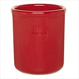 Emile Henry 338713 Provencal Utensil Holder, Cerise Red