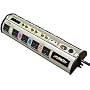 10 Outlet TV Surge Protector Power Strip, 6900 Joule by Digicom
