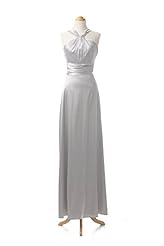 Lace Charmeuse Halter Homecoming Dress/Bridesmaid Dress/Prom Dress 