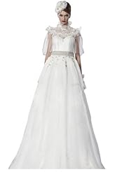 Petite Beaded Applique Crystals Lace Crystal Chiffon/Taffeta/Tulle  Dress