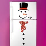 FRIDGE SNOWMAN MAGNET