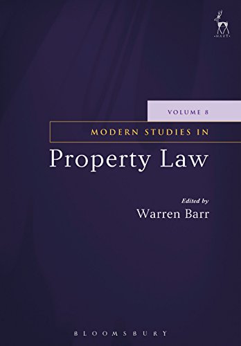 Modern Studies in Property Law - Volume 8,