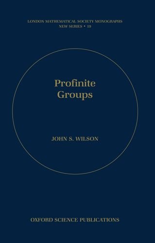 profinite groups london mathematical society monographs