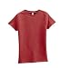 Upscale Ladies Short Sleeve Perfect Weight District Tee Shirt - Heathered Deep Red