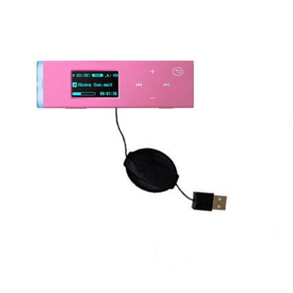Retractable USB Cable for the Samsung U3 with Power Hot Sync and Charge capabilities - Gomadic Brand w/ TipExchange Technology