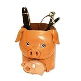 VANCA Craft Leather Desk Eyeglasses Holder * PIG & PIGLET *