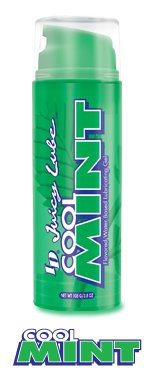 ID Juicy Lube Cool Mint Flavored 3.8 oz Massage Oil and Lubricant