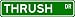 thrush0 - THRUSH Street Sign Personalized Family Lastname Sign Gameroom