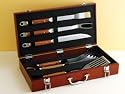 Mr. Bar-B-Q 5-Piece Stainless-Steel and Hardwood Barbecue Tool Set
